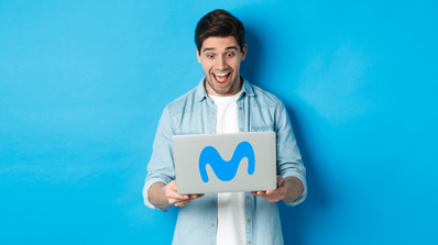Imagen de un cliente solicitando los 10 Gbps de Movistar