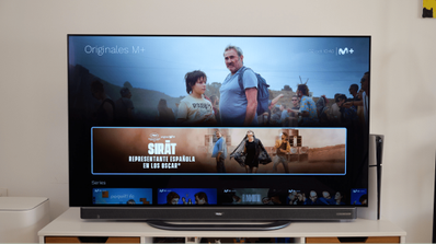 Collage promocional con las portadas de series y películas destacadas de Movistar Plus+