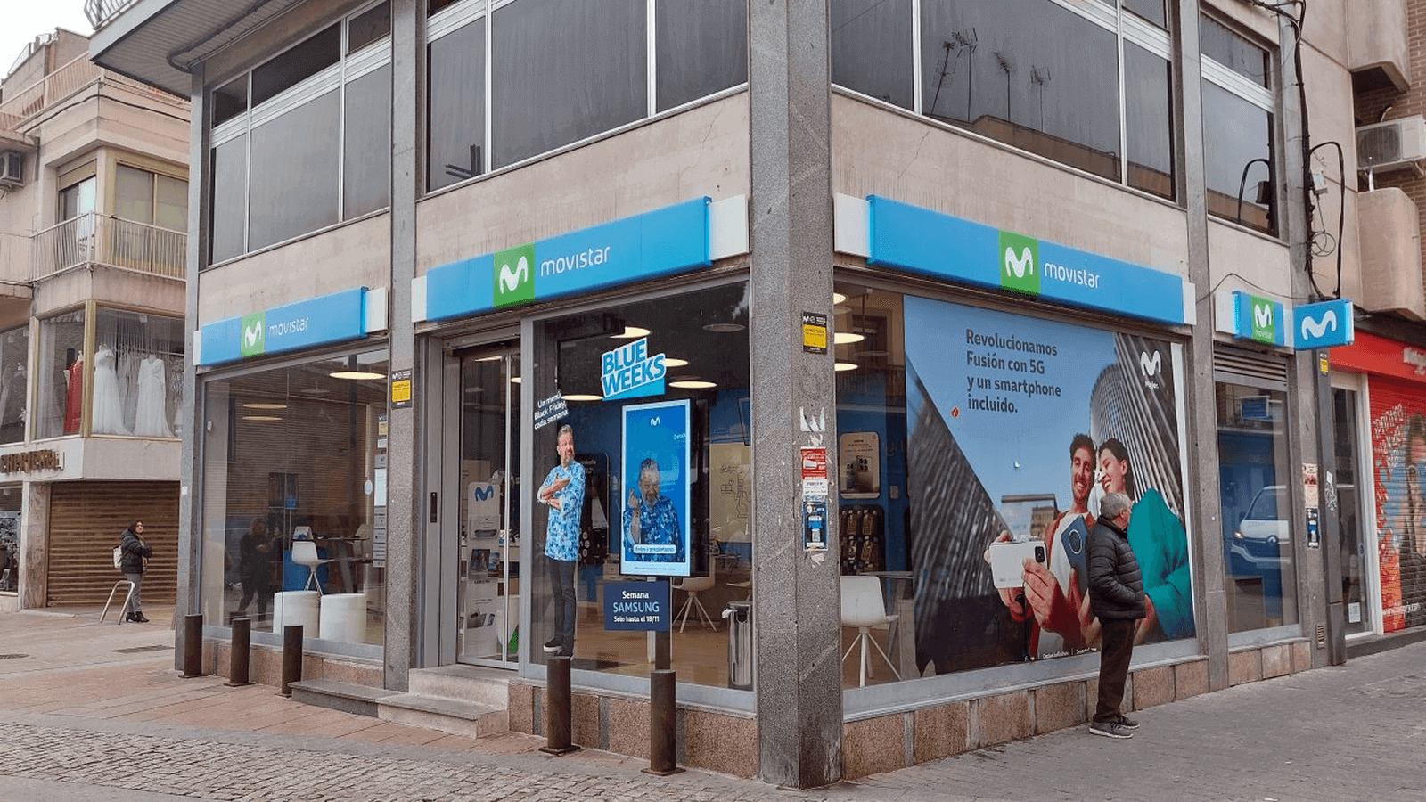 Tienda de Movistar desde el exterior