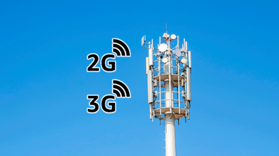 redes móviles 2G y 3G