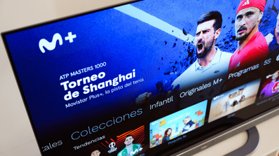 Imagen de una Smart TV de Movistar Plus+