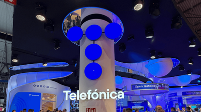 Imagen del stand de Telefónica