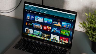 La interfaz de Disney+ en un portátil
