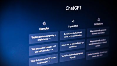 Imagen de la página de ChatGPT