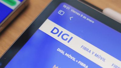tablet en la web de Digi