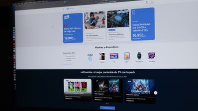 Imagen de la página web de Movistar