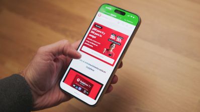 Un smartphone de Vodafone