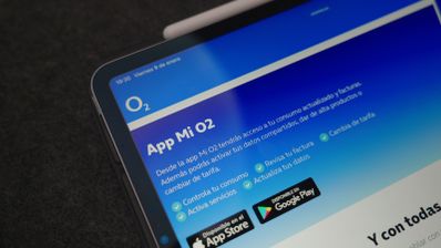 Imagen de una tablet de O2