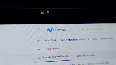 Imagen de la web de Movistar