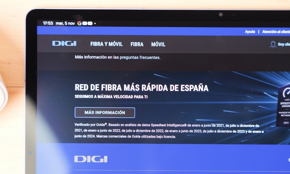 La página web de Digi