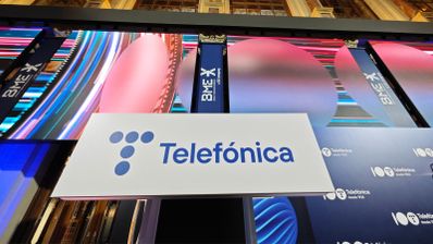Imagen de Telefónica en la bolsa