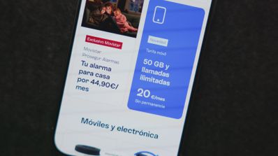 Imagen de un smartphone de Movistar