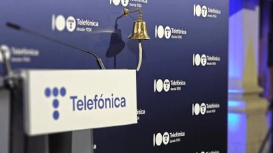 Imagen del stand de Telefónica
