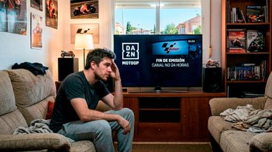 viendo canal DAZN MotoGP