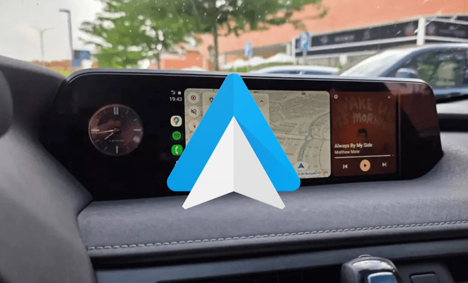 Imagen de un coche con Android Auto