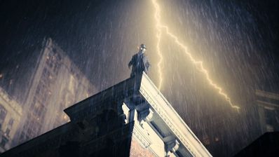 Una escena de la serie Spider-Noir