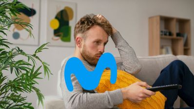 Imagen de una persona viendo la tele
