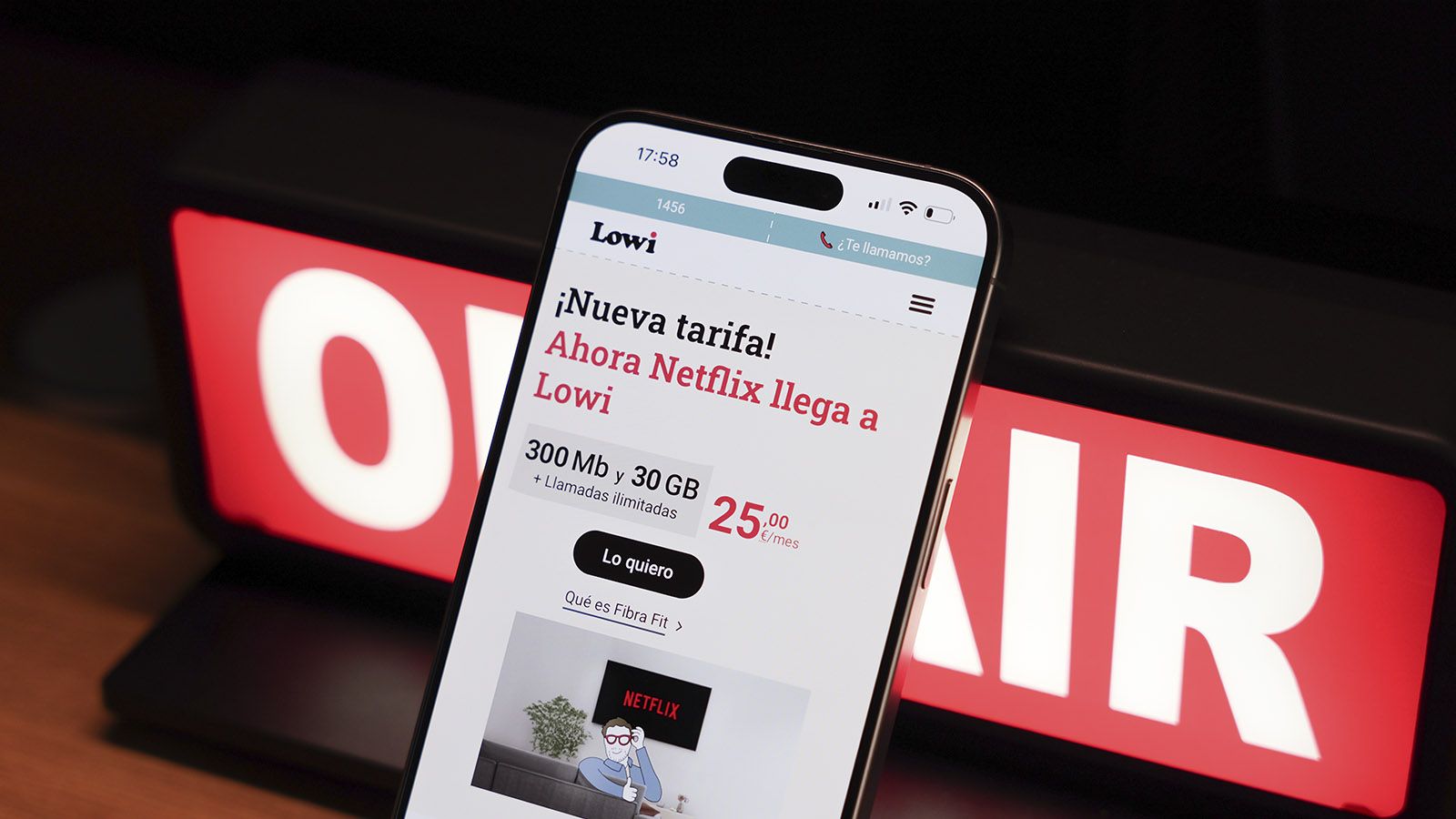 tarifa de Lowi con Netflix