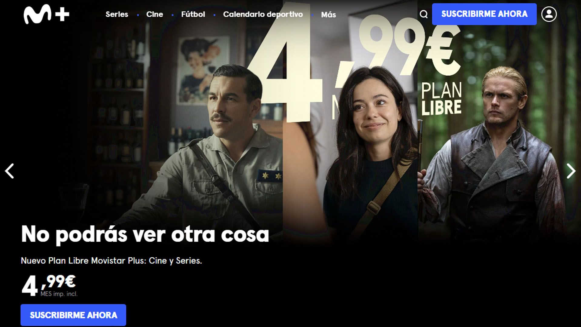 Un mes de estrenos de películas y series por menos de la mitad de una ...