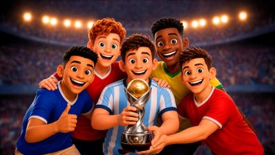 Portada del Mundial hecho por la IA de Microsoft
