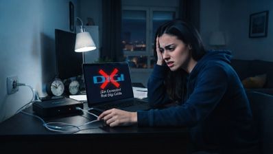 Una mujer con problemas con Digi