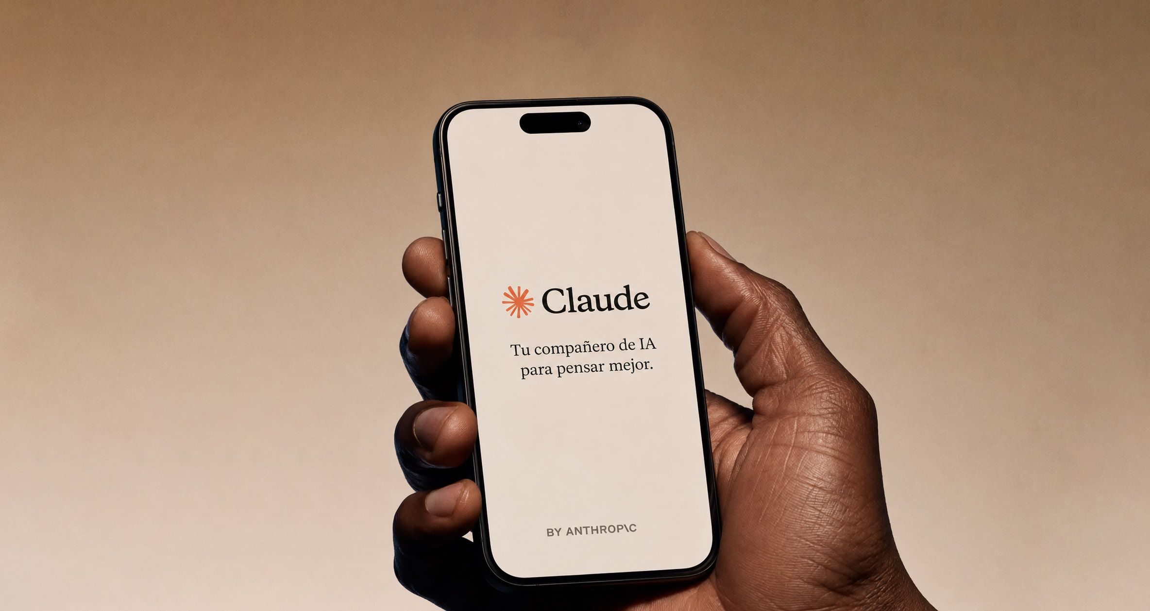 Claude en un teléfono