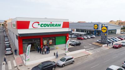 Tienda Coviran y Lidl