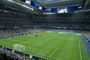 Estadio Santiago Bernabeu lleno en un partido