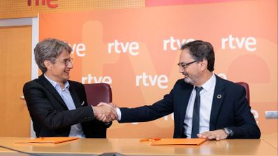 Firma del acuerdo entre RTVE y ARTE