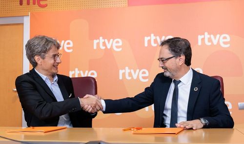 Firma del acuerdo entre RTVE y ARTE