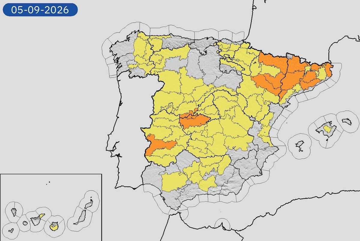 Mapa de la AEMET