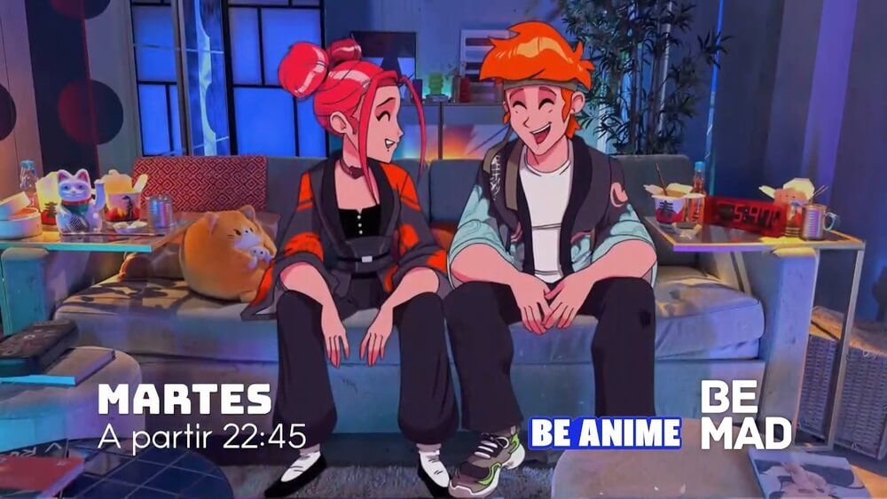 Publicidad del anime en Be Mad