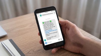 SMS falso de Wallapop