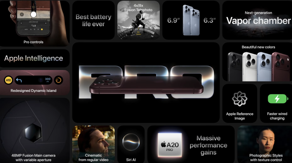 Hasta aquí los iPhone 18 Pro y 18 Pro max