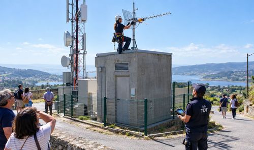 Realizando una intervención en un centro de la TDT