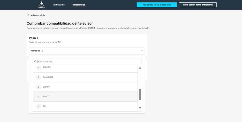 Comprobando compatibilidad del Módulo CAM de Astra TV