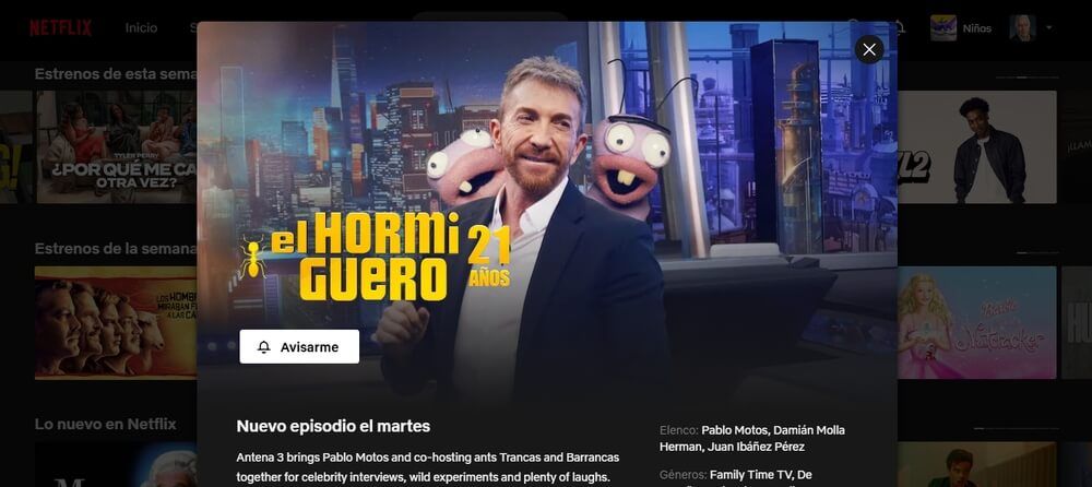 El Hormiguero en Netflix