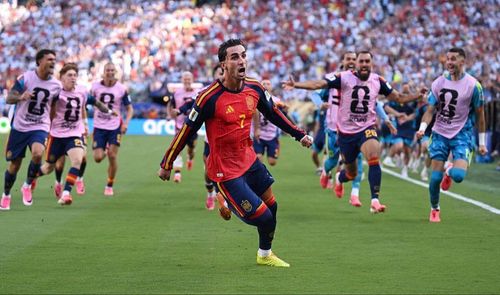 Ferran Torres celebrando el gol del Mundial 2026