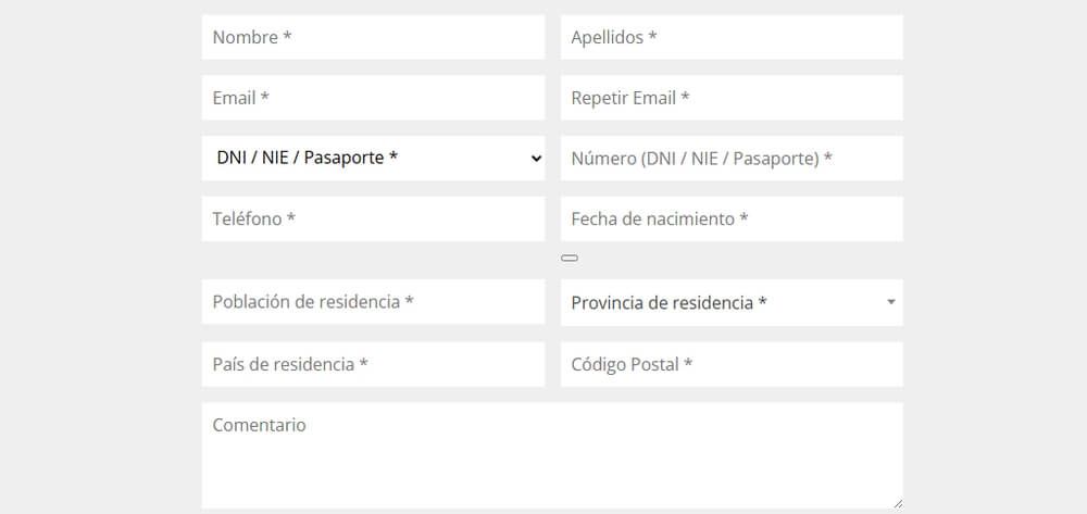 Formulario para ir a La Revuelta como público