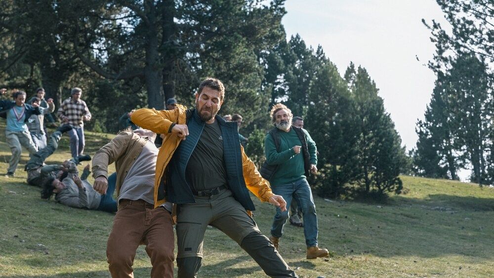 Una escena de la película Gracias, equipo