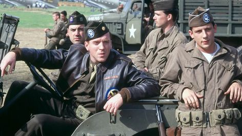 Una escena de Band of Brothers