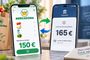 Comparativa entre el carrito de la compra en la aplicación de Mercadona y una autorización bancaria con diferentes importes.