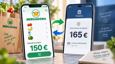 Mercadona avisa: tu banco puede mostrar hasta un 10 % más de lo que cuesta tu compra
