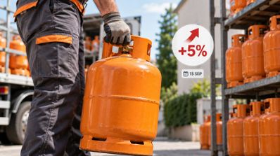 El butano vuelve a subir un 5 % desde mañana: el BOE fija un nuevo precio máximo
