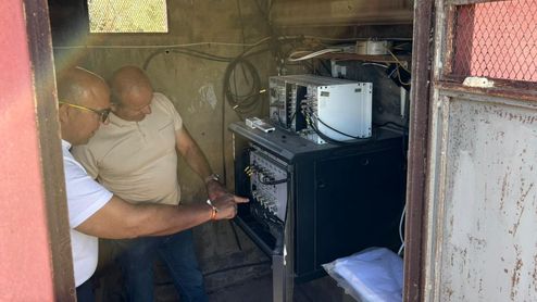 Instalando el repetidor de la TDT de Rute
