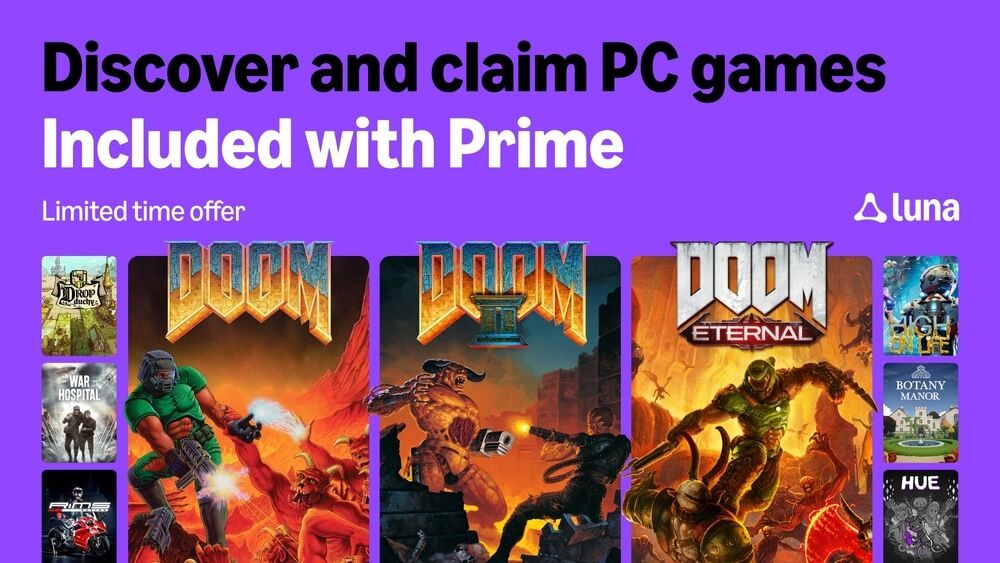 Nuevos juegos para PC con Prime