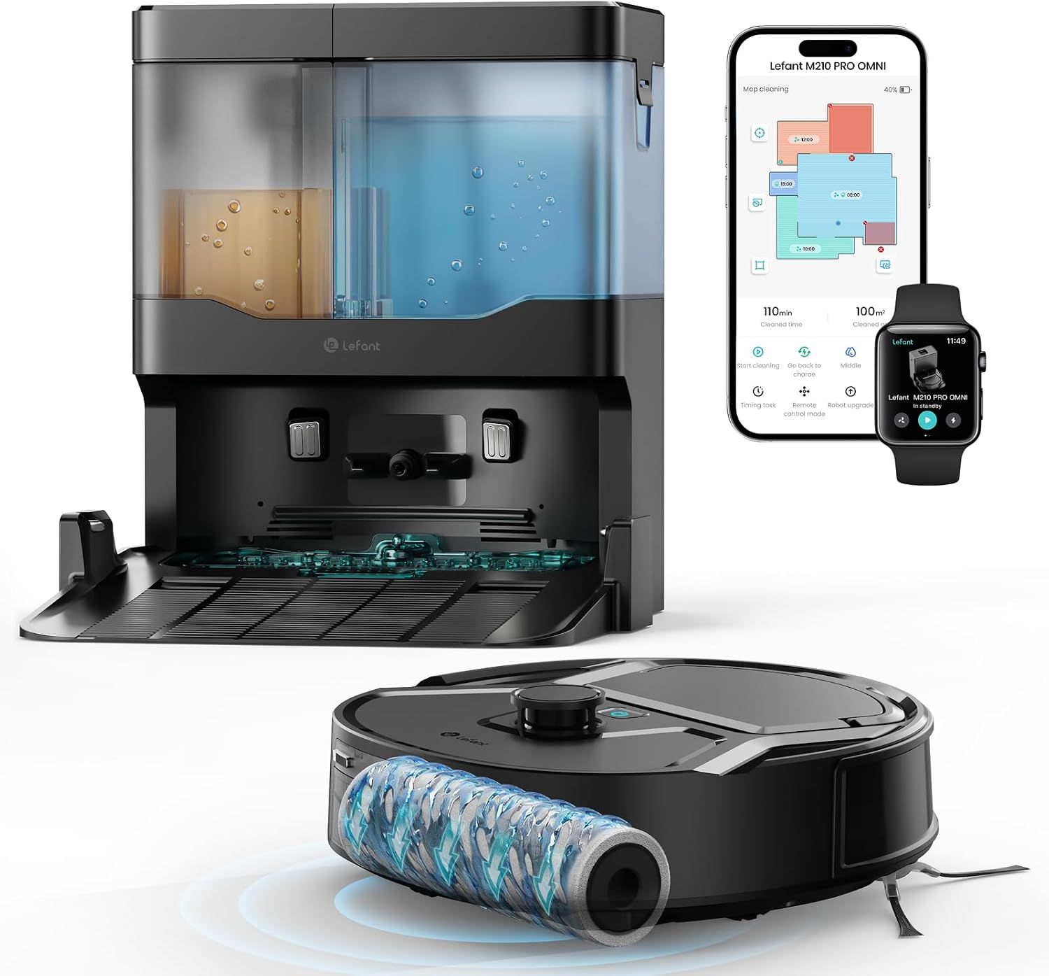 Robot Aspirador Lefant M210 Pro Omni | Foto Lefant