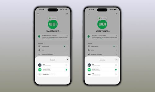 WhatsApp multicuenta beta
