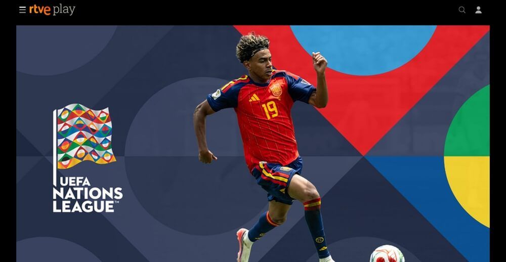 La Nations League en la web de RTVE Play
