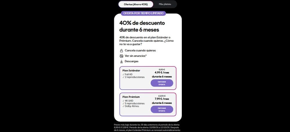 Nueva oferta de SkyShowtime